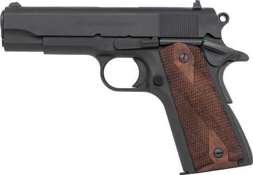 TISAS 1911 TANK COMMANDR 9MM - 4.25" BBL WOOD GRIP 9RD BLACK - Image 3
