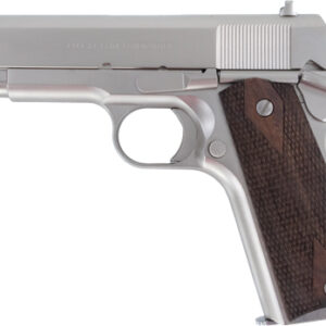 TISAS 1911 TANK COMMANDR 9MM - 4.25" BBL WOOD GRIP 9RD NICKL