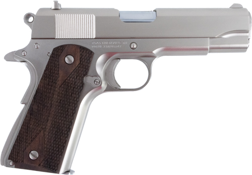 TISAS 1911 TANK COMMANDR 9MM - 4.25" BBL WOOD GRIP 9RD NICKL - Image 2