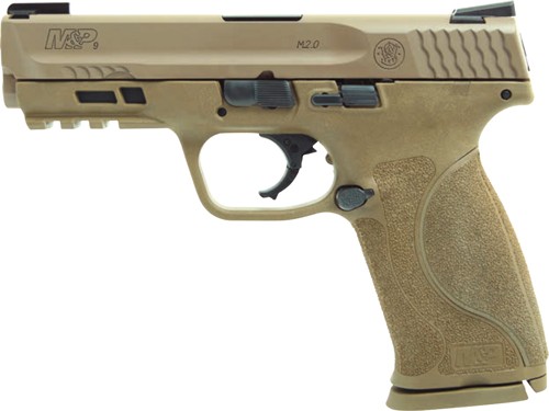 S&W M&P9 M2.0 9MM 4.25" TRUGLO - TFX SIGHTS 17-RD FDE