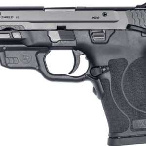 S&W SHIELD M2.0 M&P 9MM EZ - BLACK THUMB SAFETY RED LASER