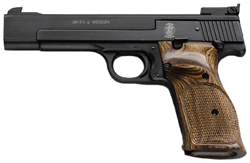S&W 41 22LR 5.5" HB AS - 10SH-ATS-TS-DT BLUED WOOD - Image 3