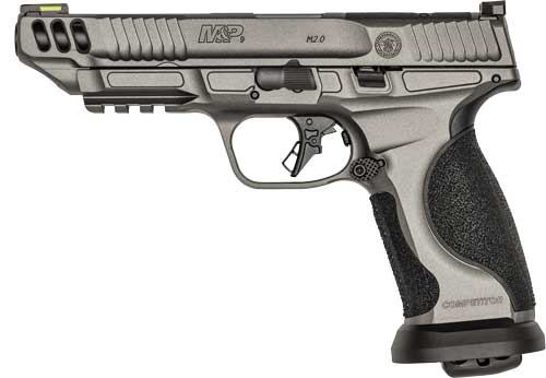 S&W M&P9 M2.0 PC COMPETITOR 5" - 4-10-RD MAG METAL FR TUNG GRAY - Image 2