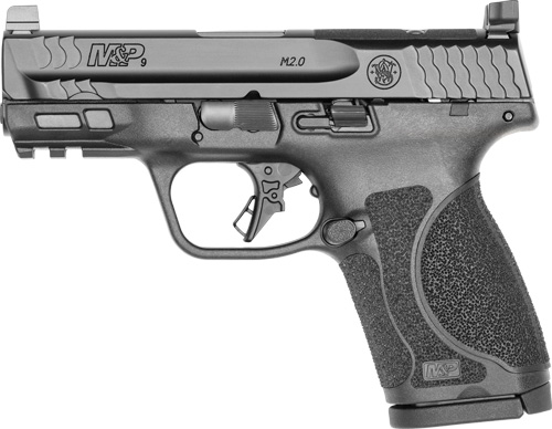S&W M&P9 M2.0 COMPACT 9MM 3.6" - 15-SH OPTICS READY NO SFTY BLK
