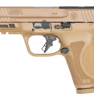 S&W M&P9 M2.0 COMPACT 9MM 4" - 15-SH OPTICS READY NO SFTY FDE