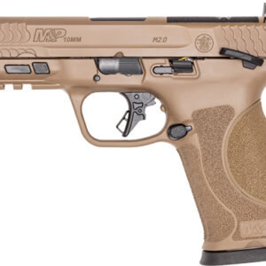 S&W M&P 10MM M2.0 4" FS - 15-SHOT ARMORNITE W/SAFETY FDE