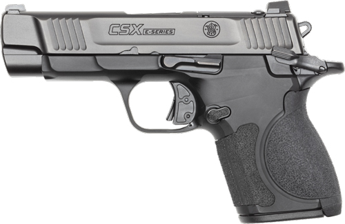 S&W CSX MICRO-COMP E-SERIES - 3.6" 9MM SAFETY 2-10RD MAGS BL