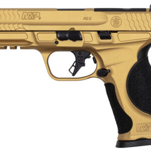 S&W M&P9 M2.0 METAL 9MM 4.25" - 10-SHOT GOLD CERAKOTE