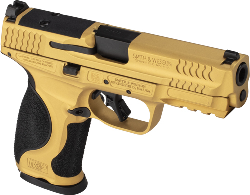 S&W M&P9 M2.0 METAL 9MM 4.25" - 10-SHOT GOLD CERAKOTE - Image 3