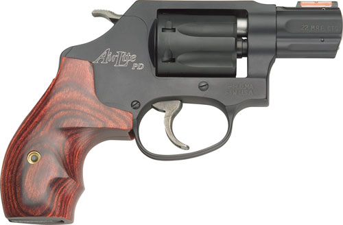 S&W 351PD AIRLITE 22WMR 1.875 - FS HI-VIZ BLACK MATTE WOOD - Image 2