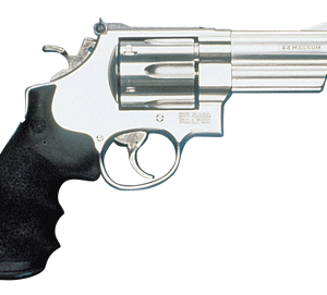 S&W 629 44MAG 4" AS 6-SHOT - STAINLESS RUBBER