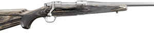 RUGER M77 HAWKEYE COMPACT 243 - MATTE S/S BLACK LAMINATE