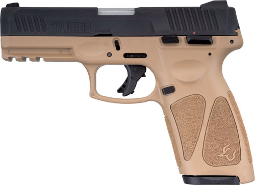 TAURUS G3 9MM 15-SHOT 3-DOT - ADJ. TAN/BLACK POLYMER - Image 2