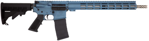 GLFA AR15 RIFLE 223 WYLDE - 16" S/S BBL BLUE TITANIUM