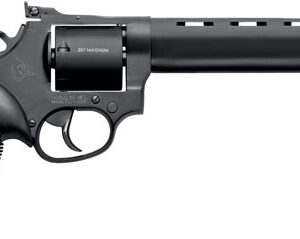 TAURUS 692 38/357/9MM 6.5" ADJ - 7-SHOT PORTED MATTE BLK RIBBER