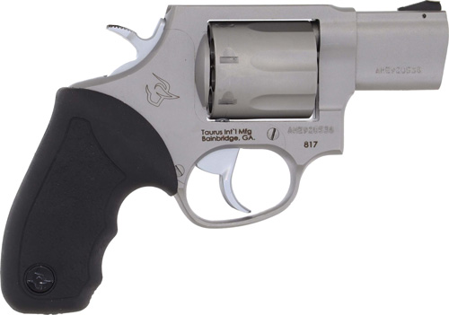 TAURUS 817 38SPL 2" FIXED - 7-SHOT SS RUBBER