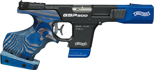 WALTHER GSP500 22 EXPERT - RIGHT SIZE L 22LR 4.85" AS