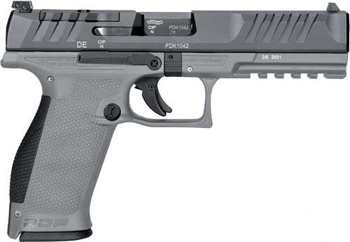 WALTHER PDP OR 9MM 5" - 18-SHOT GRAY POLYMER FRAME