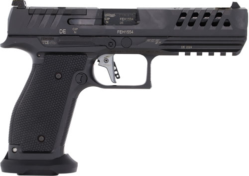 WALTHER PDP SF MATCH 9MM 5" OR - 10-SHOT BLACK STEEL FRAME
