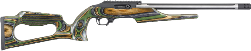 RUGER 10/22 22LR CUSTOM SHOP - FLUTED BBL BARRACUDA STOCK