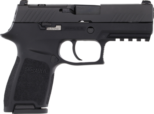 SIG P320 9MM 3.9" SIGLITE - STRIKER OR (2)15RD BLACK STEEL