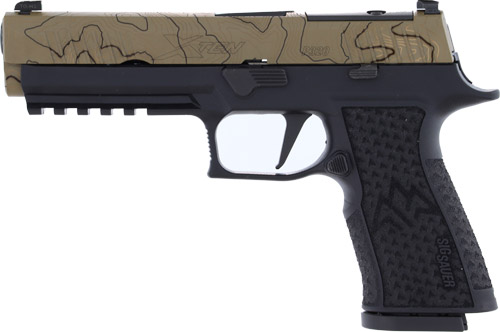 SIG P320 XTEN ENDURE 10MM 5" - XRAY3 (3)15RD TAN TOPO/BLACK - Image 2