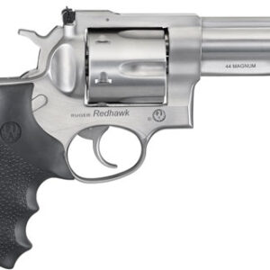RUGER REDHAWK 44 REM MAG 4.2" - STAINLESS RUBBER ADJUSTABLE
