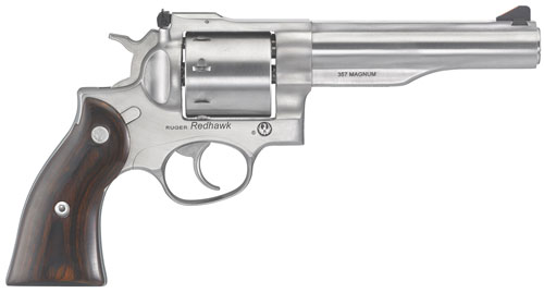 RUGER REDHAWK 357MAG 5.50" AS - STAINLESS WOOD 8-SHOT