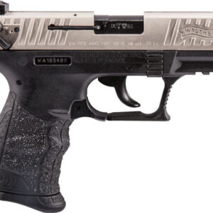 WALTHER P22 CA 22LR 3.42" AS - 10-SHOT E-NICKEL SLIDE