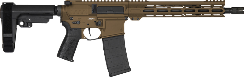 CMMG PISTOL BANSHEE MK4 5.56MM - 12.5" 30RD W/RIP BRACE BRONZE