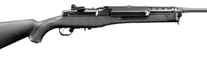 RUGER MINI-14 RANCH 5.56MM - BLUED BLACK SYN W/5RND MAG.