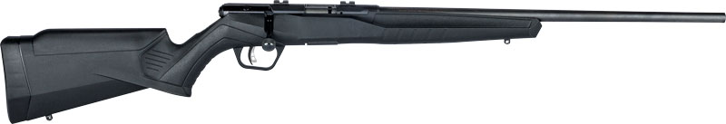 SAVAGE B22F MAGNUM 22WMR 21" - SPORTER BBL ACU-TGR BLACK SYN