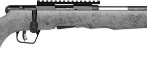 SAVAGE B17 17HMR TIMBERLITE - THUMBHOLE 18" CF 10RD GRY WOOD