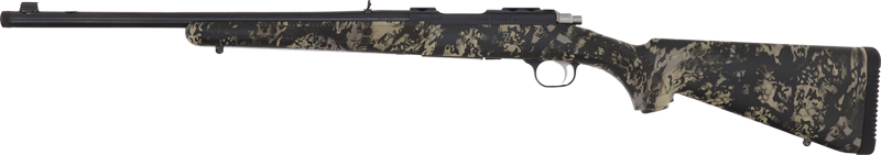 RUGER 77/357 357 MAGNUM - BLUE CAMO W/RINGS THREADED - Image 2