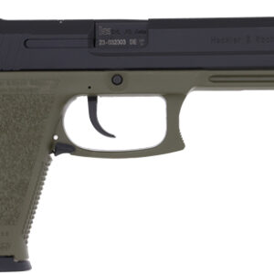 HK MARK 23 V1 DA/SA 45ACP - 5.87" BBL 2-12RD BLACK/GREEN