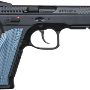 CZ SHADOW 2 9MM FS 17-SHOT - BLACK POLYCOAT BLUE GRIP