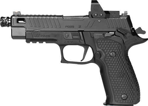 SIG P226 ZEV 9MM SAO 4.9" - THREADED (3)15RD ROMEO1PRO G10