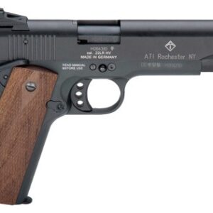 GERMAN SPORT 1911 22LR - 5" BLACK/FAUX WOOD GRIPS 10RD