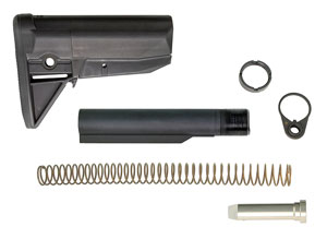 BCM STOCK KIT MOD 0 BLACK - FITS AR-15 COMPLETE KIT