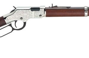 HENRY H4 SILVER EAGLE 22WMR - 20.5" OCTAGON WALNUT ENGRAVED