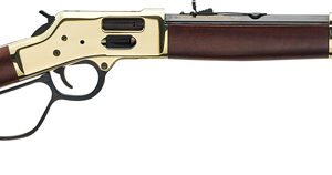 HENRY H6 BIG BOY BRASS 45LC - SIDE GATE 20" LARGE LOOP WLNT