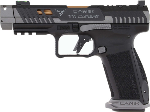 CANIK TTI COMBAT 9MM 4.6" OR - 2-18RD MO3 SIGHT COMBAT SMOKE - Image 2