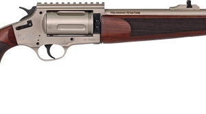 IVER JOHNSON 1000 410 3" 20" - REVOLVER SHOTGUN NICKEL WALNUT