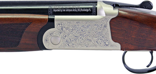 IVER JOHNSON 600LW O/U 20GA 3" - 28"VR SILVER BLACK WALNUT