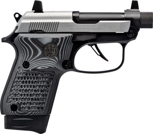 BERETTA 20X 22LR 2.8" 8RD - BLACK INOX THREADED