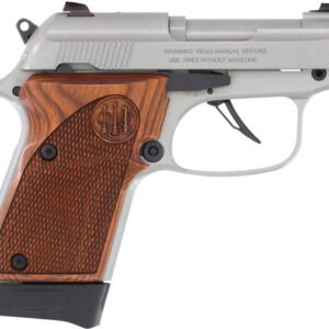 BERETTA 30X TOMCAT 32ACP 2.9" - 8RD INOX WITH WOOD GRIPS