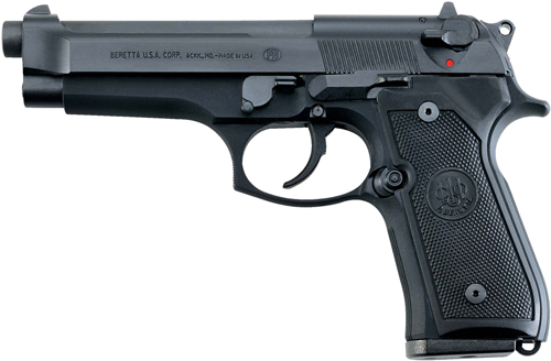 BERETTA 92FS 9MM 4.9" 10RD CA - COMPLIANT BLUED BLACK POLY