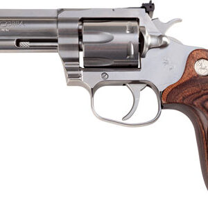 COLT KING COBRA TARGET 357MAG - 4" 6RD STAINLESS WOOD GRIPS