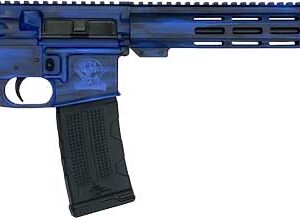 GLFA AR15 BATTLEWORN 223 WYLDE - 16" NIT BBL ROYAL BLUE