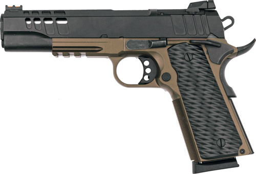 GLFA 1911 PISTOL 45ACP 5" FS - BLACK SLIDE BRONZE FRAME